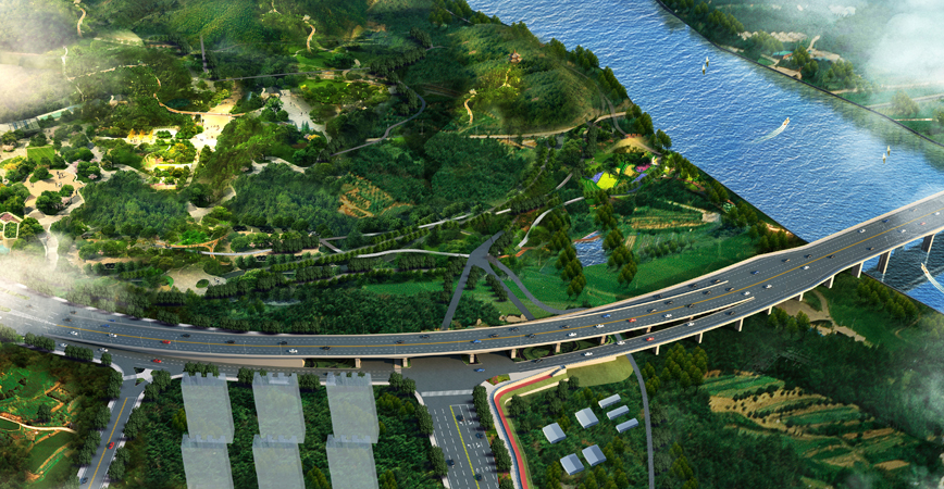 江西省吉安市神岗山大桥工程